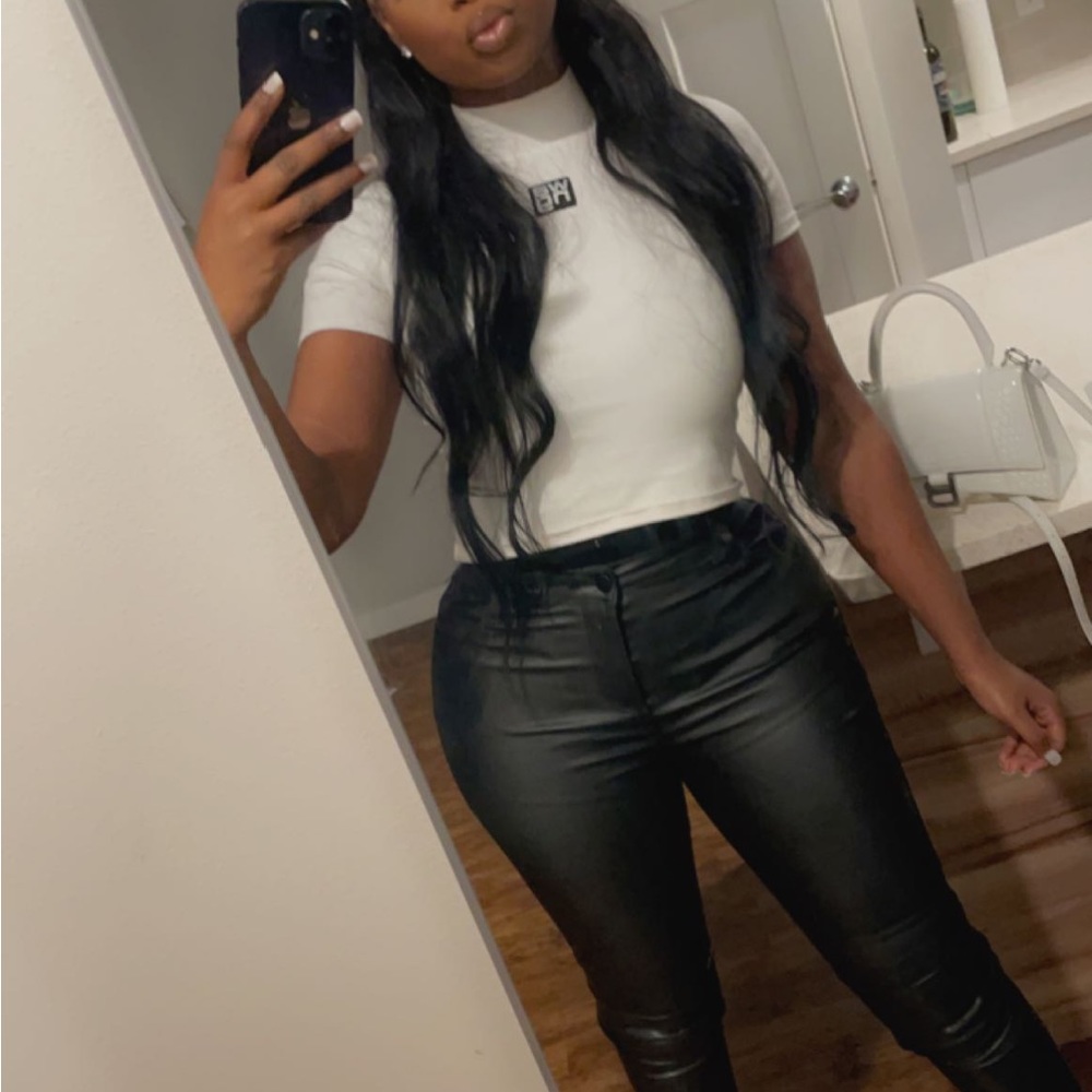 Alexander wang logo print t shirt